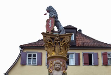 Güney Almanya şehir schwaebisch gmuend tarihi noktası, Barok Çeşme