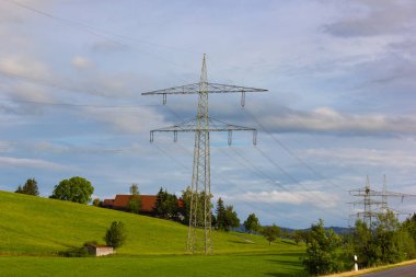 Bavyera Güney Almanya kırsal Countryside yaz aylarında İsale Hattı