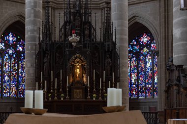 Katolik Kilisesi NEF germany yakınındaki güney Almanya tarihi şehir içinde