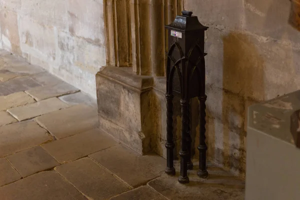 Details Een Donkere Zijde Van Het Altaar Katholieke Kerk Zuid — Stockfoto