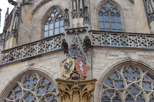 Fuente Barroca Lugar Histórico Sur Alemania Ciudad Schwaebisch Gmuend —  Fotos de Stock