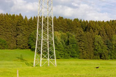 Bavyera Güney Almanya kırsal Countryside yaz aylarında İsale Hattı