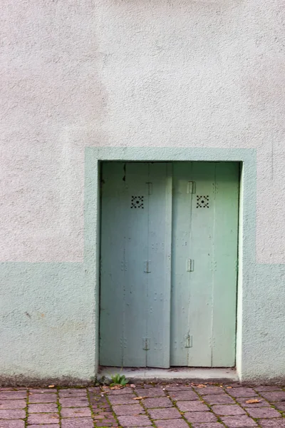 Fachadas Históricas Cidade Com Portas Janelas Detalhes Sul Alemanha Cidade — Fotografia de Stock