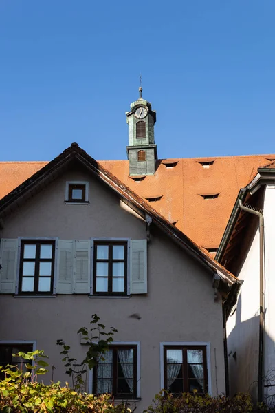 Historical City Facades South Germany City Sunshine Afternoon Colorful Light Royalty Free Stock Images