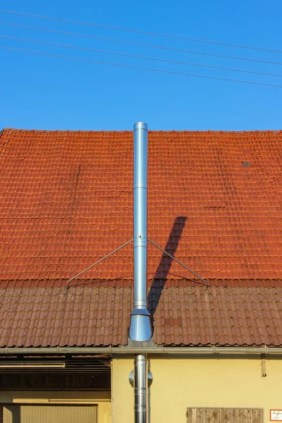 Blue Sky Adlı Bavyera Güney Almanya Ile Yaz Akşam Demir — Stok fotoğraf