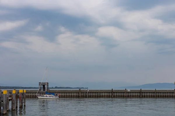 Pier Harbour Installations South Germany Lake Constance — Stock Photo, Image