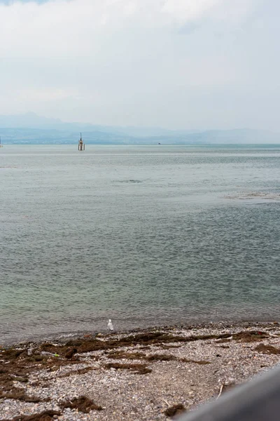 Unwetter Bodensee Bayern Und Berge Horizont — Stockfoto