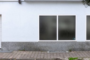 Windows tarihi şehir cephe Güney Almanya'da