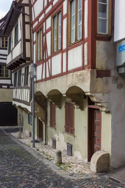 Fachadas Quadro Uma Cidade Histórica Sul Alemanha — Fotografia de Stock