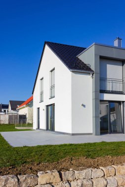 modern ev yeni yapı ve teras