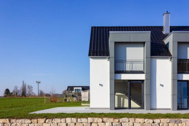 modern ev yeni yapı ve teras