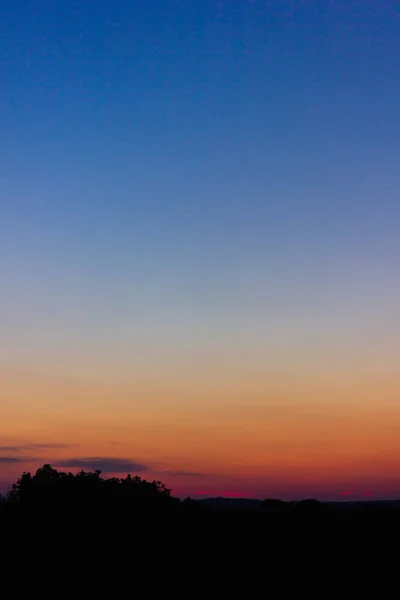 Colorful darkness sunset sky — Stock Photo, Image