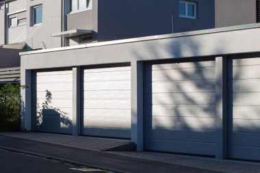 entrace alan modern evlerin carport garaj