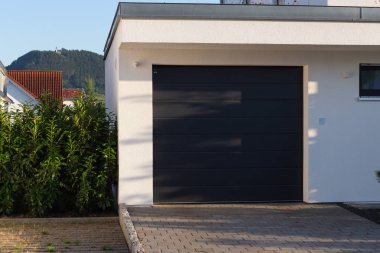 entrace alan modern evlerin carport garaj