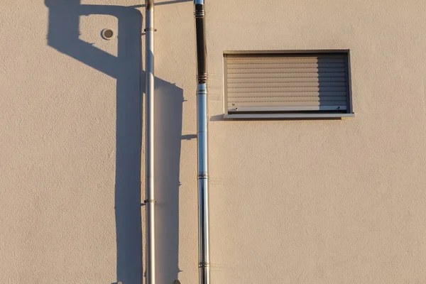 Arquitetura de fachada detalhes da casa moderna — Fotografia de Stock