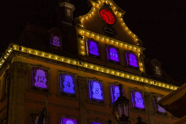 Ayuntamiento del mercado de Navidad — Foto de Stock