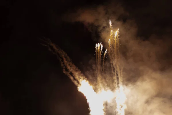 Fogos de artifício no festival — Fotografia de Stock