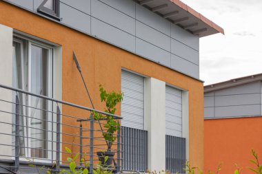 Güney Almanya 'da modern ev cepheleri