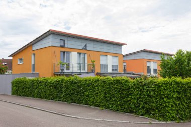 Güney Almanya 'da modern ev cepheleri