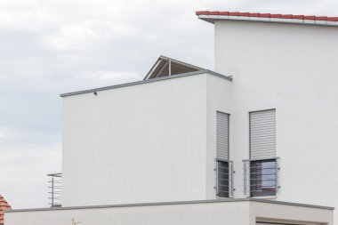 Güney Almanya 'da modern ev cepheleri