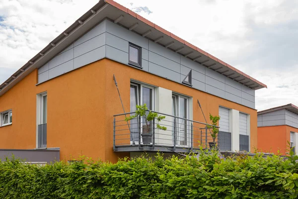 Modern Ház Homlokzatok Dél Németországban — Stock Fotó