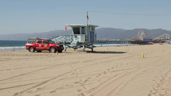 Santa Monica Los Angeles Usa Oct 2019 Estética Playa Verano — Foto de Stock