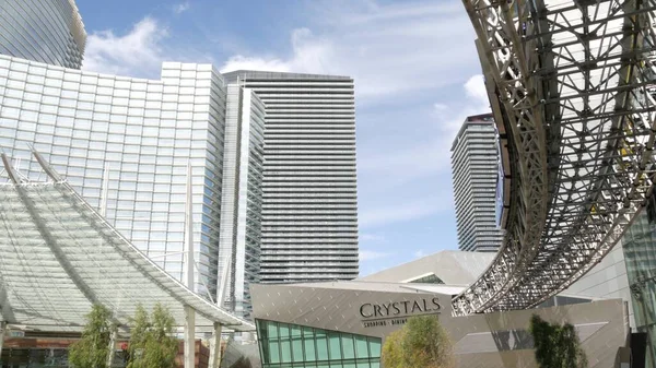 Las Vegas Nevada Usa Mar 2020 Futuristic Ccity Center Casino — 图库照片