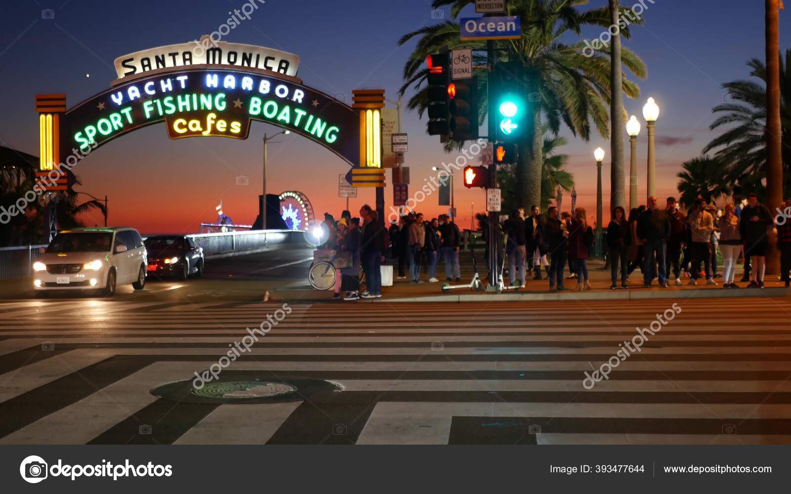 Sinal Icónico De Hollywood De Los Angeles, Califórnia Foto de