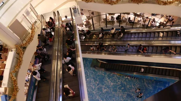 Bangkok Thaïlande Décembre 2018 Intérieur Centre Commercial Asiatique Siam Paragon — Photo