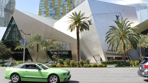 Las Vegas Nevada Usa Mar 2020 Futuristic Citycenter Kasinot Sin — kuvapankkivalokuva