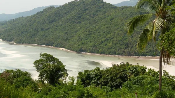 Pulau Samui Berbintik Bintik Dengan Pohon Dan Vegetasi Pemandangan Indah — Stok Foto