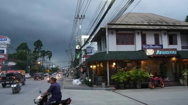 Koh Samui Island Thailand Juni 2019 Bewölkten Tagen Bevölkerte Ein — Stockfoto