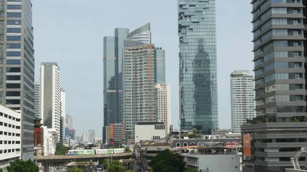 Bangkok Tailandia Julio 2019 Rascacielos Mahanakhon King Power Moderno Distrito —  Fotos de Stock