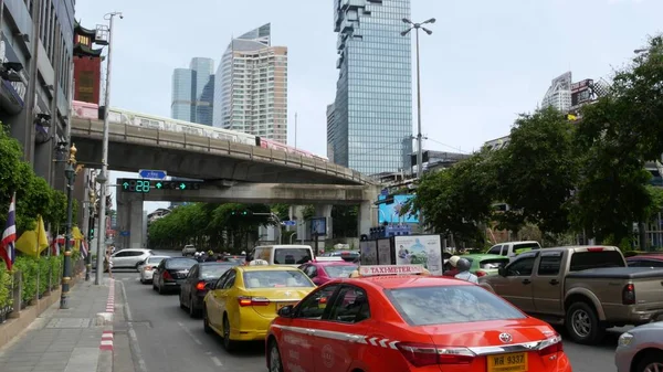 Bangkok Tailandia Julio 2019 Rascacielos Mahanakhon King Power Moderno Distrito — Foto de Stock