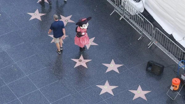 Лос Анджелес Калифорния Сша Нов 2019 Аллея Славы Голливудском Бульваре — стоковое фото