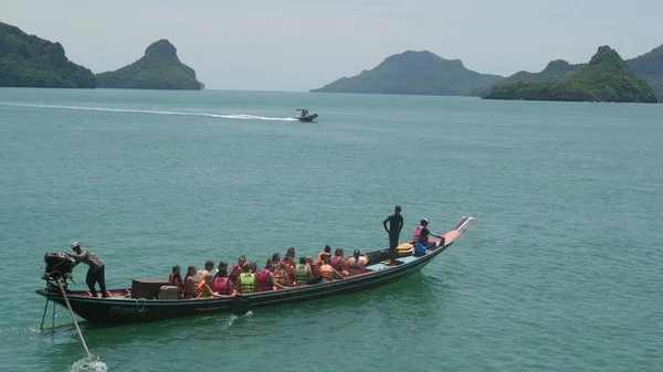 Ang Thong Marine Park Samui Thailand Června 2019 Skupina Ostrovů — Stock fotografie