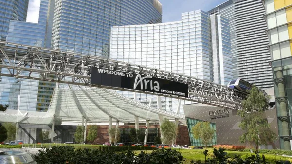 Las Vegas Nevada Usa Mar 2020 Futuristiska Citycenter Casino Komplex — Stockfoto