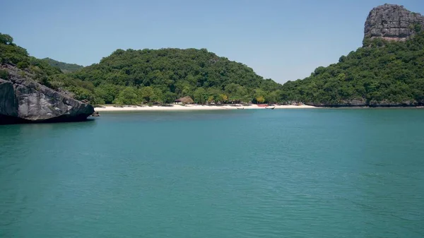 Skupina Ostrovů Oceánu Ang Thong Národního Mořního Parku Blízkosti Turistického — Stock fotografie