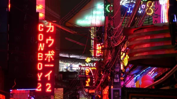 Bangkok Thailand Juli 2019 Levendige Neonborden Gloeien Soi Cowboy Straat — Stockfoto