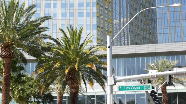 Las Vegas Nevada Usa Mar 2020 Traffic Sign Strip Fabulos — Stock Photo, Image