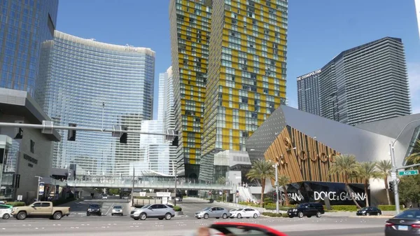 Las Vegas Nevada Usa Mar 2020 Futuristici Casinò Citycenter Nella — Foto Stock