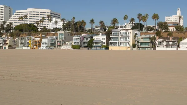 California Summertime Beach Aesthetic Sunny Blue Sky Sand Many Different — Stock Photo, Image