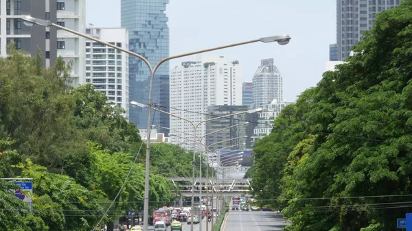 Bangkok Tailandia Julio 2019 Rascacielos Mahanakhon King Power Moderno Distrito — Foto de Stock