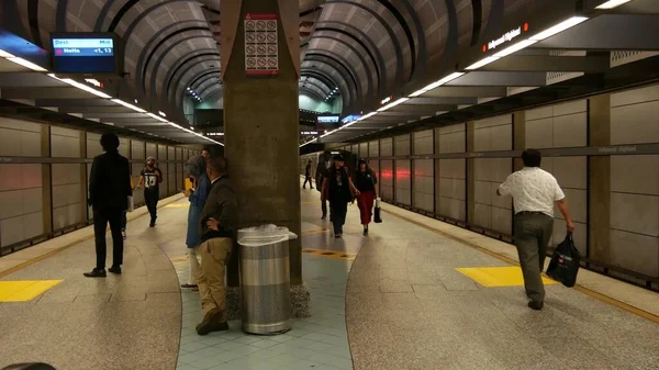 Los Angeles California Usa Nov 2019 Metro Rail Transport System — Foto Stock