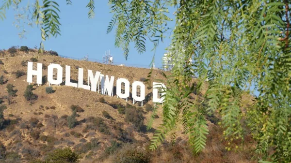 Los Angeles California Usa Nov 2019 Iconic Hollywood Sign Big — Stock Photo, Image