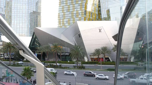 Las Vegas Nevada Usa Mar 2020 Futurystyczny Kompleks Kasyn Citycenter — Zdjęcie stockowe