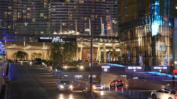 Las Vegas Nevada Usa Mar 2020 Futuristic Ccity Center Casino — 图库照片