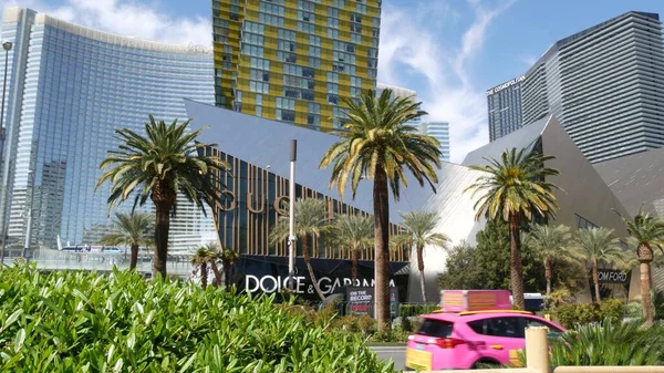 Las Vegas Nevada Usa Mar 2020 Futuristic Citycenter Kasinot Sin — kuvapankkivalokuva