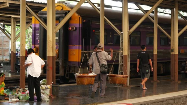 Bangkok Thailand Ιουλίου 2019 Σιδηροδρομικός Σταθμός Hua Lamphong Κρατική Σιδηροδρομική — Φωτογραφία Αρχείου