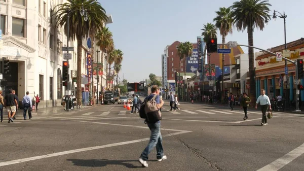 Los Angeles Kalifornia Usa Lis 2019 Spacer Słynnej Promenady Bulwar — Zdjęcie stockowe